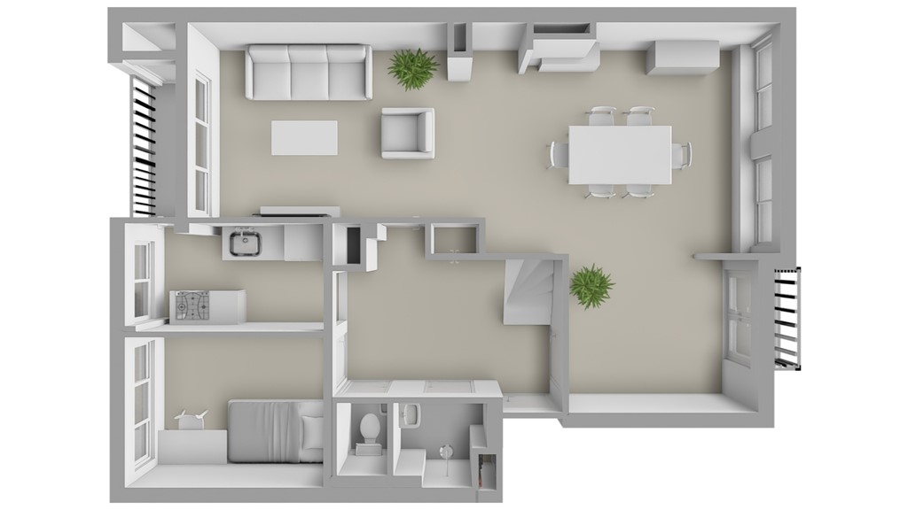 mediumsize floorplan